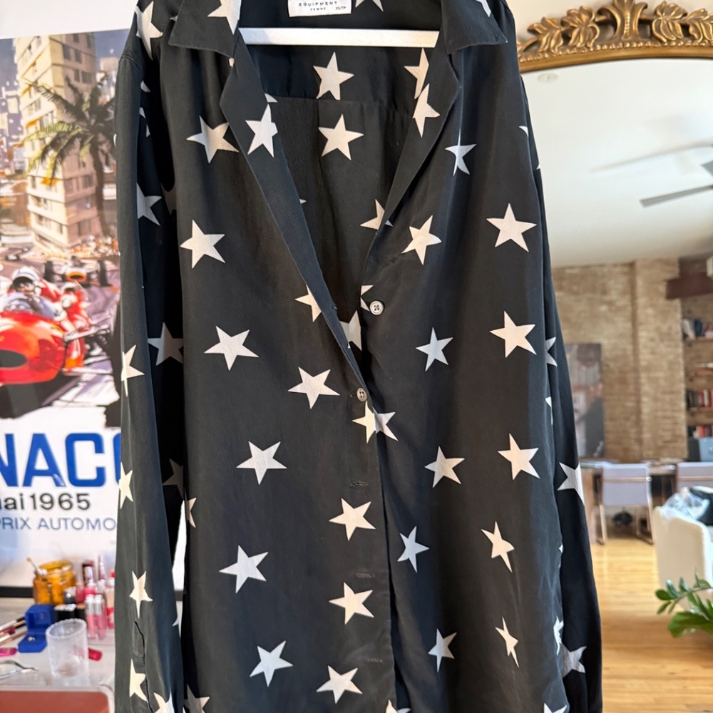 Equipment Star Button Down Shirt - image 2